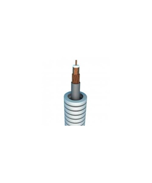 Tube annelé précâblé avec câble coax - Agréé Voo - Ø16mm -  Rouleau 100 mètres