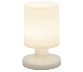 Lampe de table rechargeable Lora - 20cm - 1,5W - 3000K° - 90Lm - Blanc - Trio