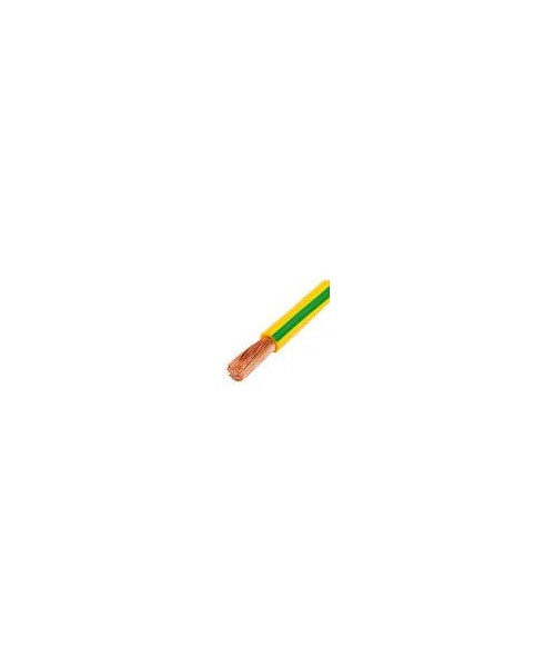 Fil VOB 16mm² - jaune/vert - Bobine 100 mètres