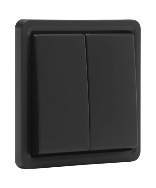 Interrupteur double va-et-vient Hydro - Quick Connect - Noir - IP55 - 10A - 250V - Niko
