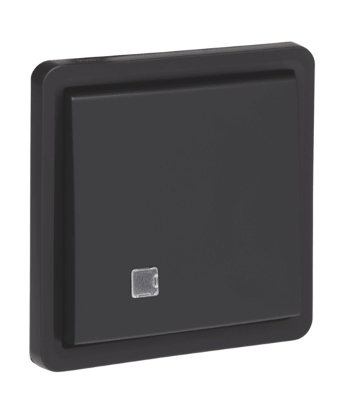Interrupteur bipolaire à témoin Hydro - Quick Connect - Noir - IP55 -10A - 250V - Niko