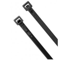Collier de serrage nylon - 200x4,8mm - Noir - 100 pièces - Elematic