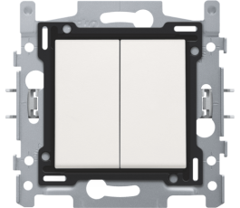 Interrupteur double-allumage 10A - Quick connect - Original White - Niko