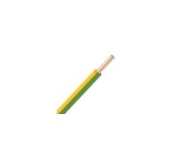 Fil VOB rigide 1,5mm² - Vert/Jaune - Rouleau de 100 mètres
