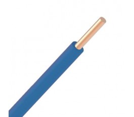 Fil VOB rigide 2,5mm² - Bleu - Rouleau de 100 mètres