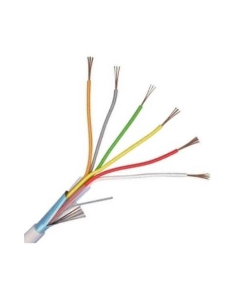 Câble alarme 6x0,22mm² - Bobine 100 mètres