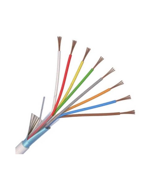 Câble alarme 8x0,22mm² - Bobine 100 mètres